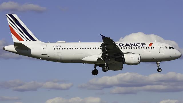 F-GKXM:Airbus A320-200:Air France